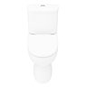 Cove Rimless Close Coupled Toilet + Soft Close Seat  In Bathroom Large Image