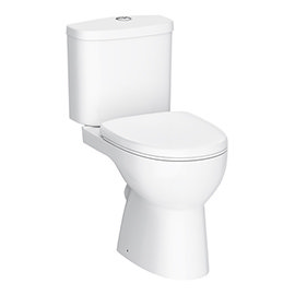 Cove Rimless Close Coupled Toilet + Soft Close Seat Medium Image