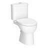 Cove Rimless Close Coupled Toilet + Soft Close Seat Large Image