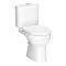 Cove Rimless Close Coupled Toilet + Soft Close Seat Large Image
