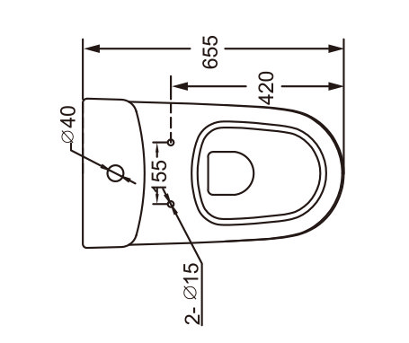 Sofia Smart Toilet with Bidet Wash Function, Heated Seat + Dryer