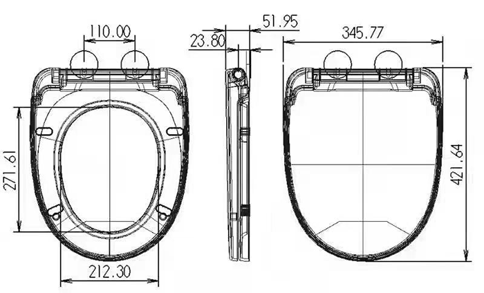 Sofia Soft Close Toilet Seat