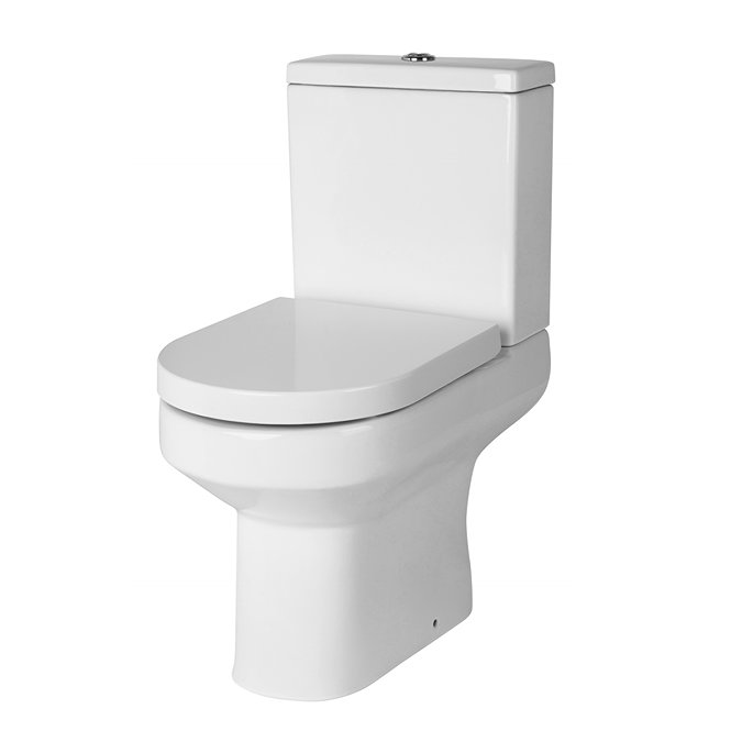 Sol Close Coupled Rimless Toilet + Soft Close Seat Profile Large Image