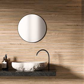 Solano Oak Wood Effect Large Format Wall Tiles - 330 x 1000mm