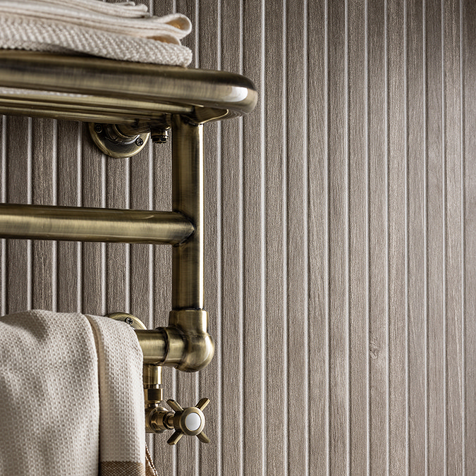 Solano Walnut Wood Effect Large Format Wall Tiles - 330 x 1000mm