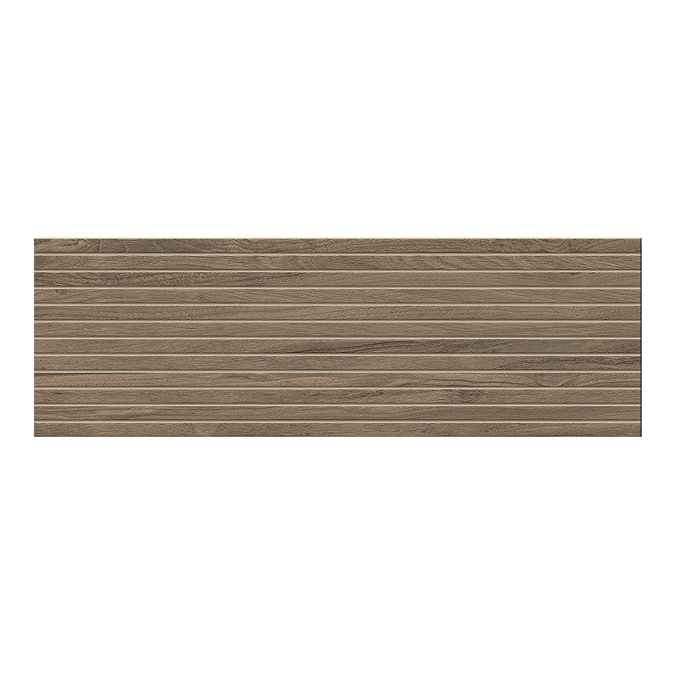 Solano Walnut Wood Effect Large Format Wall Tiles - 330 x 1000mm