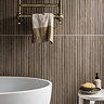Solano Walnut Wood Effect Large Format Wall Tiles - 330 x 1000mm