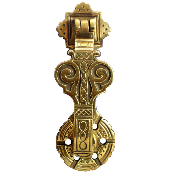 Traditional Solid Brass Celtic Door Knocker - VP-CEL-DK Large Image