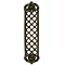 Solid Brass Filigree Door Push Plate - Antique finish - DP-004 Large Image