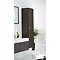 Sonar Wall Mounted Side Cabinet - Oak Finish W400 x D300mm - FSO005 Profile Large Image