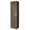Sonar Wall Mounted Side Cabinet - Oak Finish W400 x D300mm - FSO005 Large Image
