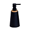 Sonata Black Bamboo Liquid Soap Dispenser