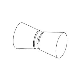 Spare Handles for Cruze P-Shaped Sliding Bath Screen