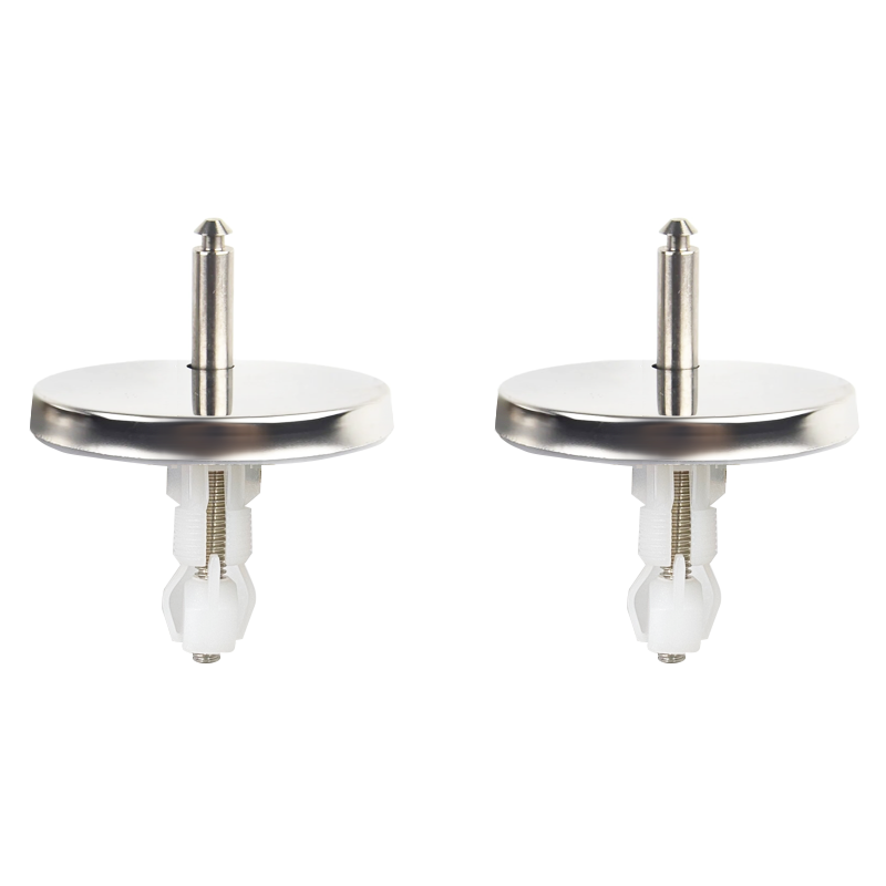 Pair of Spare Top Fixing Toilet Seat Hinges Diameter 45mm