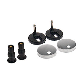 Spare Top Fixing Toilet Seat Hinges - Diameter 50mm