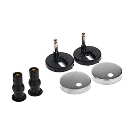 Spare Top Fixing Toilet Seat Hinges - Diameter 50mm