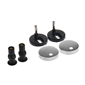 Spare Top Fixing Toilet Seat Hinges - Diameter 50mm