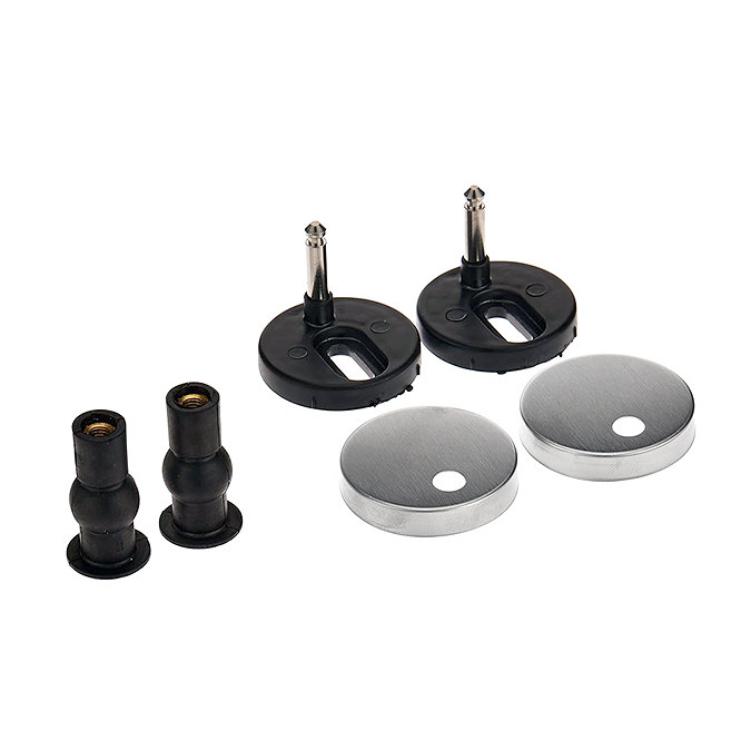 Spare Top Fixing Toilet Seat Hinges - Diameter 50mm