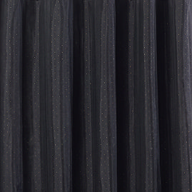 Black Sparkle Diamante Polyester Shower Curtain 1800mm x 1800mm