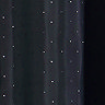 Sparkle W1800 x H1800mm Polyester Shower Curtain - Black Large Image