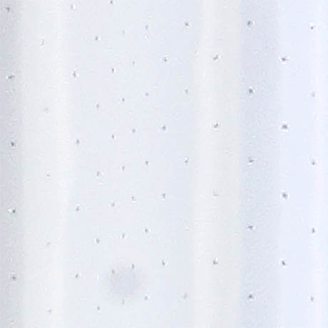 Sparkle W1800 x H1800mm Polyester Shower Curtain - White Profile Large Image