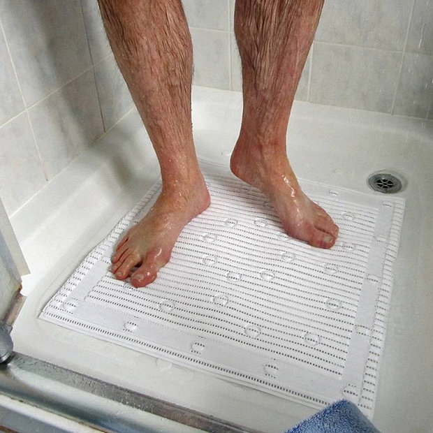 Non-Slip Shower Mat, Square Shower Mats, Anti-Mould Anti-Slip