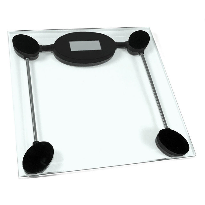 Clear Tempered Glass Bathroom Scale Large Image