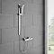 Milan Square Flat Bar Minimalist Style Riser Rail Kit Standard Large Image