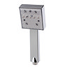 Milan Square LED Chrome Shower Handset  Standard Large Image