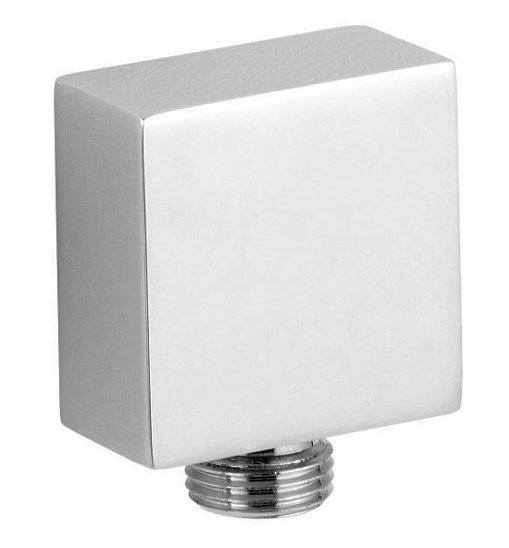 Nuie Chrome Plated Brass Square Outlet Elbow - A3245 Large Image