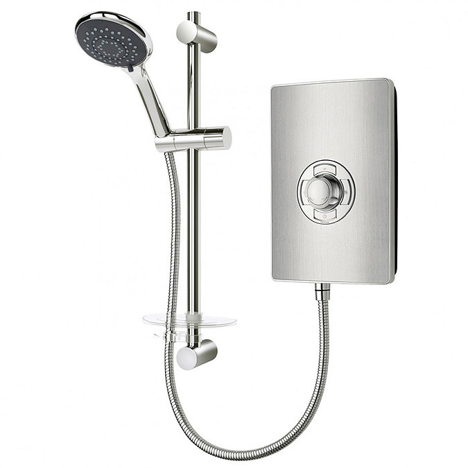 Square Single Ended Shower Bath Pack (Inc. Triton Aspirante 9.5kw Electric Shower)  Profile Large Image