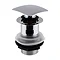 Hudson Reed Square Slotted Sprung Plug Basin Waste - Chrome - EK307 Large Image