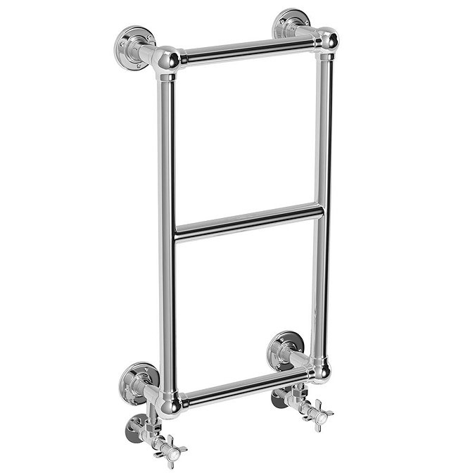 Chatsworth Traditional 700 x 400mm Chrome Cloakroom Towel Rail  Feature Large Image