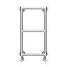 Chatsworth Traditional 700 x 400mm Chrome Cloakroom Towel Rail  Feature Large Image
