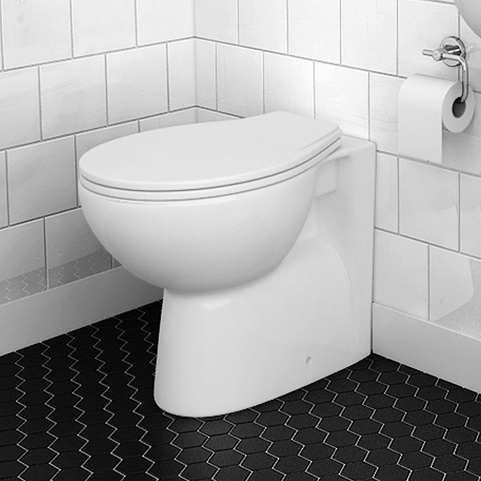 Standard Ceramic Back to Wall Toilet Pan  additional Large Image