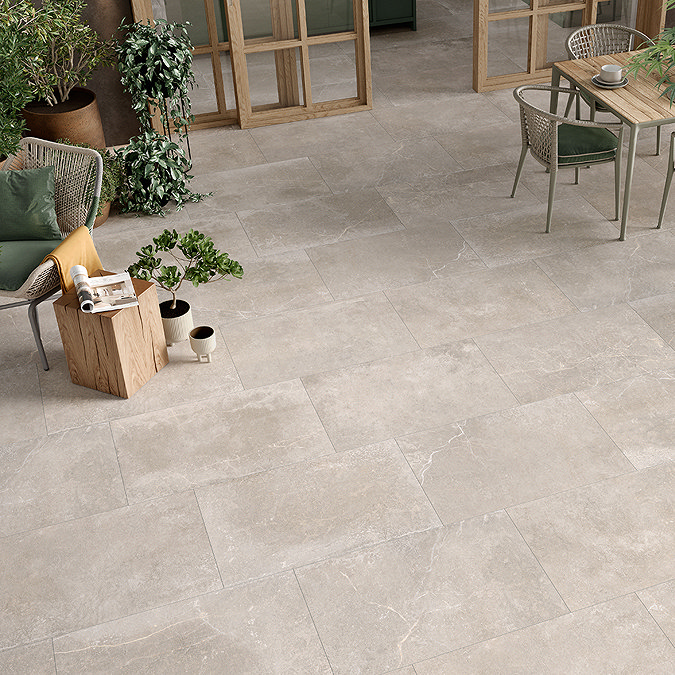 Stanford Grey Stone Effect Wall & Floor Tiles - 300 x 600mm