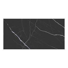 Stefano Black Marble Effect Wall Tiles - 300 x 600mm