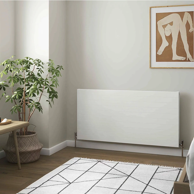 Stelrad 450 x 1400mm Compact Horizontal Line Concept K2 Type 22 White Double Panel Radiator