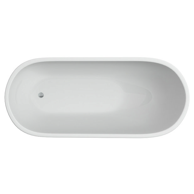Windsor Sterling 1675 x 720mm Modern Slipper Freestanding Bath