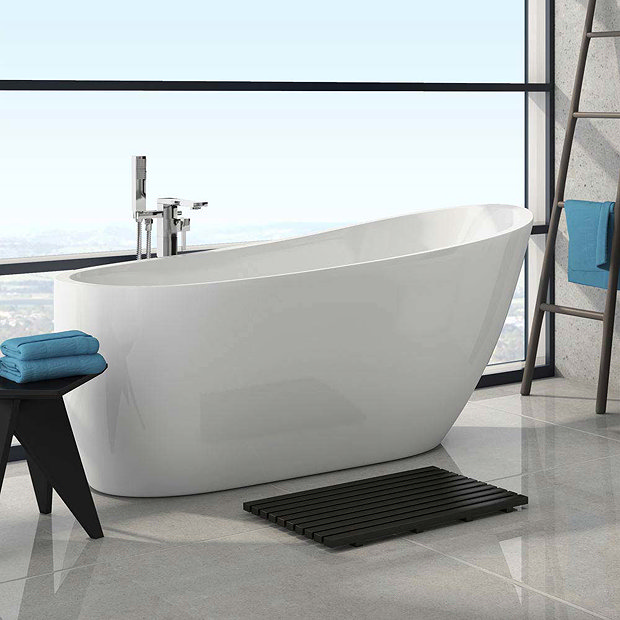 Windsor Sterling 1675 x 720mm Modern Slipper Freestanding Bath