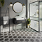 Stonehouse Studio Adelphi Black Hexagon Wall & Floor Tiles - 225 x 225mm