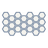 Stonehouse Studio Adelphi Navy Hexagon Wall & Floor Tiles - 225 x 225mm