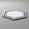 Stonehouse Studio Adelphi Navy Hexagon Wall & Floor Tiles - 225 x 225mm