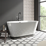 Stonehouse Studio Adelphi White Hexagon Wall & Floor Tiles - 225 x 225mm