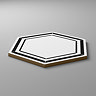 Stonehouse Studio Adelphi White Hexagon Wall & Floor Tiles - 225 x 225mm