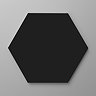 Stonehouse Studio Alvero Hexagon Black Wall and Floor Tiles - 150 x 170mm
