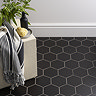Stonehouse Studio Alvero Hexagon Black Wall and Floor Tiles - 150 x 170mm