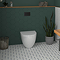 Stonehouse Studio Alvero Hexagon Dark Green Wall and Floor Tiles - 150 x 170mm