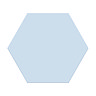 Stonehouse Studio Alvero Hexagon Light Blue Wall and Floor Tiles - 150 x 170mm