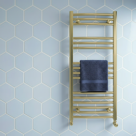 Stonehouse Studio Alvero Hexagon Light Blue Wall and Floor Tiles
